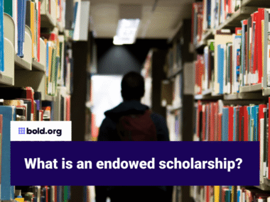 what is an endowed scholarship